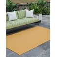 thumbnail image 1 of Unique Loom Outdoor Solid Collection Area Rug (10' x 13' 1" Rectangle Corn Harvest Yellow), 1 of 6