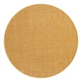 thumbnail image 1 of Unique Loom Outdoor Solid Collection Area Rug (4' 1" Round Corn Harvest Yellow), 1 of 11