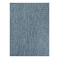 thumbnail image 1 of Unique Loom Outdoor Solid Collection Area Rug (5' 3" x 7' 1" Rectangle Blue/Navy Blue), 1 of 11