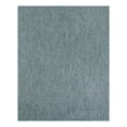 thumbnail image 1 of Unique Loom Outdoor Solid Collection Area Rug (7' 10" x 10' Rectangle Teal/Navy Blue), 1 of 11