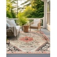 thumbnail image 1 of Unique Loom Outdoor Traditional Collection Area Rug - Manor (10' Square Multi/Beige), 1 of 9
