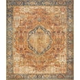 thumbnail image 1 of Unique Loom Outdoor Traditional Collection Area Rug - Nosara (10'  x 12' Rectangle Rust Red/Beige), 1 of 6