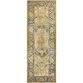 thumbnail image 1 of Unique Loom Outdoor Traditional Collection Area Rug - Nosara (2' 7" x 5' 3" Runner Green/Beige), 1 of 7