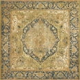 thumbnail image 1 of Unique Loom Outdoor Traditional Collection Area Rug - Nosara (6'  Square Green/Beige), 1 of 8