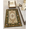 thumbnail image 1 of Unique Loom Outdoor Traditional Collection Area Rug - Palazzo (2'  x 3' 1" Rectangle Green and Ivory/Ivory), 1 of 9