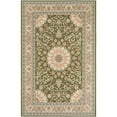 thumbnail image 1 of Unique Loom Outdoor Traditional Collection Area Rug - Wisdom (5' 3" x 8' Rectangle Green/Brown), 1 of 7