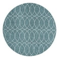 thumbnail image 1 of Unique Loom Outdoor Trellis Collection Area Rug - Gitter (10' Round Teal/Ivory), 1 of 9