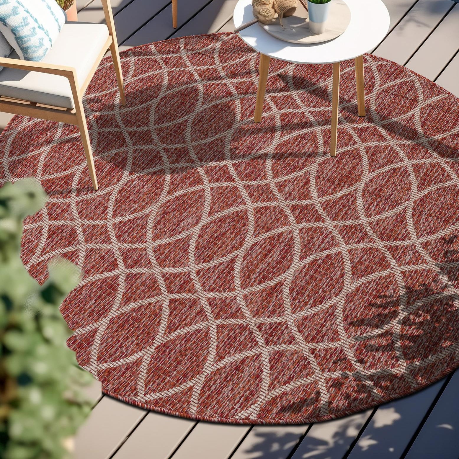 Unique Loom Outdoor Trellis Collection Area Rug - Gitter (3' 1