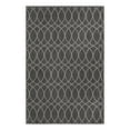 thumbnail image 1 of Unique Loom Outdoor Trellis Collection Area Rug - Gitter (5' 3" x 8' Rectangle Charcoal/Ivory), 1 of 10