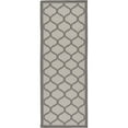thumbnail image 1 of Unique Loom Outdoor Trellis Collection Area Rug - Moroccan (2' 2" x 6' 1" Runner Gray/Silver), 1 of 7