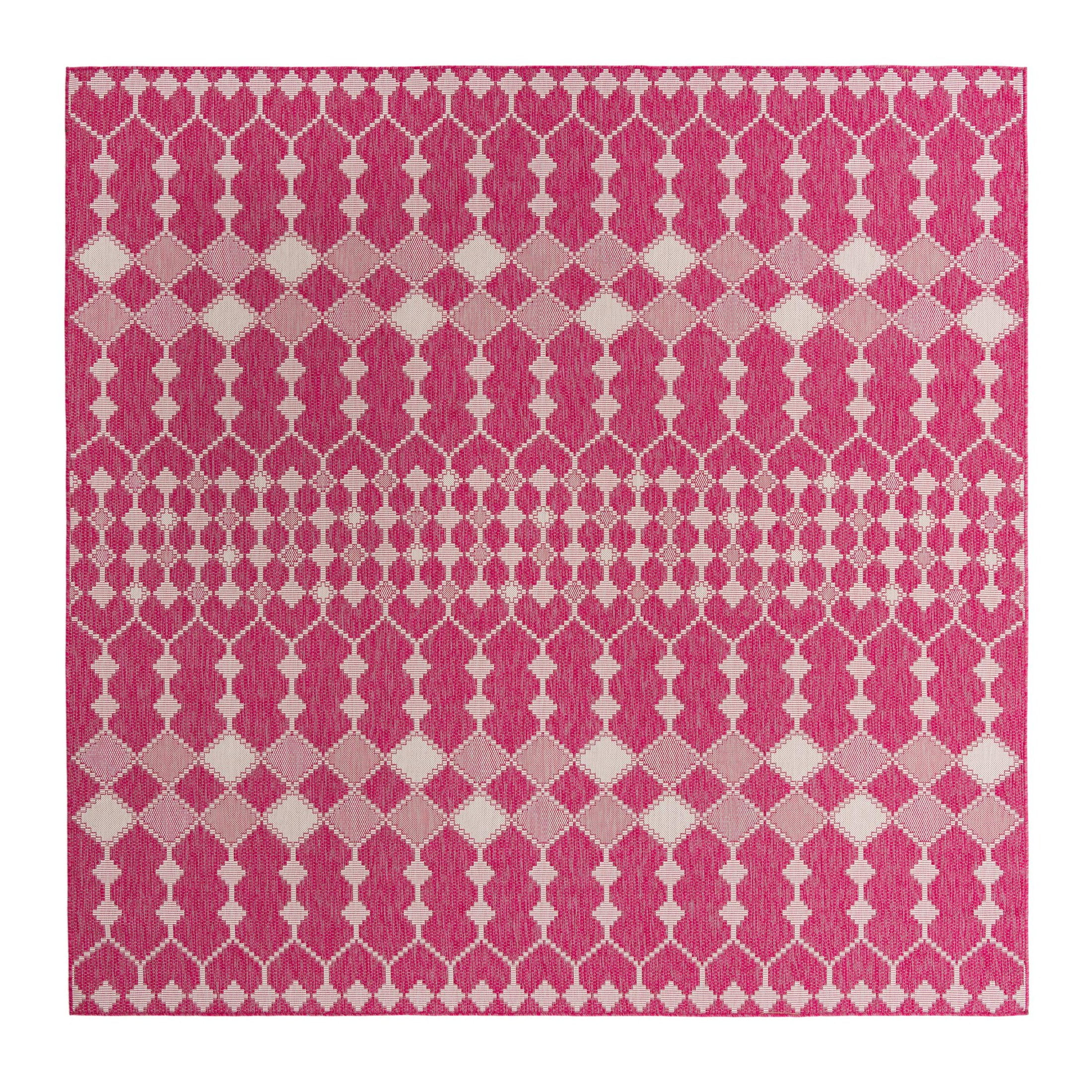 Unique Loom Outdoor Trellis Collection Area Rug - Traliccio (10' Square ...