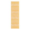thumbnail image 1 of Unique Loom Outdoor Trellis Collection Area Rug - Traliccio (2' 7" x 10' Runner Yellow/Ivory), 1 of 9