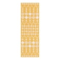 thumbnail image 1 of Unique Loom Outdoor Trellis Collection Area Rug - Traliccio (2' x 6' 1" Runner Yellow/Ivory), 1 of 10