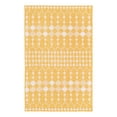 thumbnail image 1 of Unique Loom Outdoor Trellis Collection Area Rug - Traliccio (5' 3" x 8' Rectangle Yellow/Ivory), 1 of 9