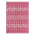 thumbnail image 1 of Unique Loom Outdoor Trellis Collection Area Rug - Traliccio (7' 10" x 11' Rectangle Magenta/Ivory), 1 of 9