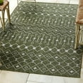 thumbnail image 1 of Unique Loom Outdoor Trellis Collection Area Rug - Tribal Trellis (9' x 12' Rectangle Green/Natural), 1 of 7