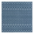 thumbnail image 1 of Unique Loom Outdoor Trellis Textured Collection Area Rug - Osage (7' 10" Square Navy Blue/Blue), 1 of 8