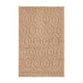 thumbnail image 1 of Unique Loom Outdoor Trellis Textured Collection Area Rug - Spatial (2' x 3' Rectangle Beige), 1 of 9