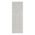 thumbnail image 1 of Unique Loom Outdoor Trellis Textured Collection Area Rug - Spatial (2' x 6' Runner Grey/Gray), 1 of 8