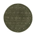 thumbnail image 1 of Unique Loom Outdoor Trellis Textured Collection Area Rug - Spatial (3' Round Green), 1 of 9
