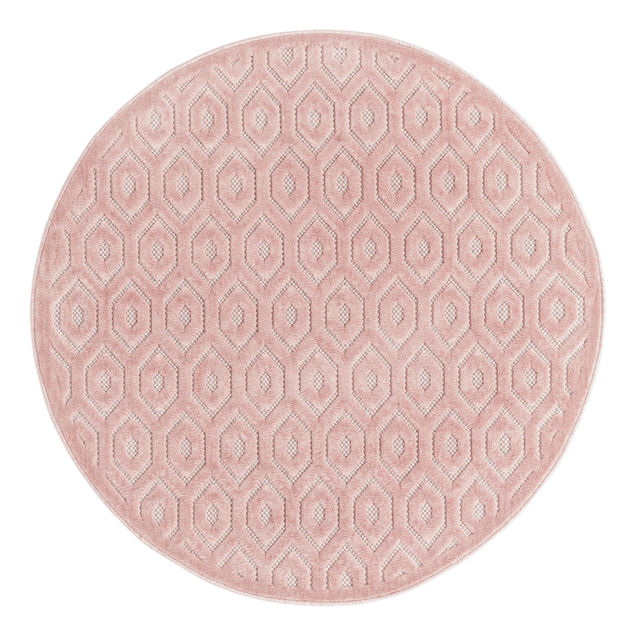 Unique Loom Outdoor Trellis Textured Collection Area Rug - Spatial (5 ...