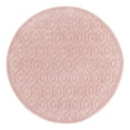 thumbnail image 1 of Unique Loom Outdoor Trellis Textured Collection Area Rug - Spatial (5' 3" Round Pink), 1 of 9