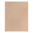 thumbnail image 1 of Unique Loom Outdoor Trellis Textured Collection Area Rug - Spatial (7' 10" x 10' Rectangle Beige), 1 of 8