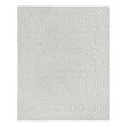 thumbnail image 1 of Unique Loom Outdoor Trellis Textured Collection Area Rug - Spatial (7' 10" x 10' Rectangle Grey/Gray), 1 of 9
