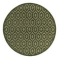 thumbnail image 1 of Unique Loom Outdoor Trellis Textured Collection Area Rug - Spatial (7' Round Green), 1 of 9