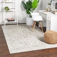 thumbnail image 1 of Unique Loom Oxford Collection Area Rug - Magdelan (9' x 12' Rectangle Cream/Ivory), 1 of 7