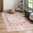 thumbnail image 1 of Unique Loom Oxford Collection Area Rug - Sheldonian (2' x 3' 1" Rectangle Pink/Ivory), 1 of 7