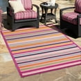 thumbnail image 1 of Unique Loom Aruba Outdoor Collection Area Rug - Paradera (4' x 6' Rectangle Pink/Gold), 1 of 7