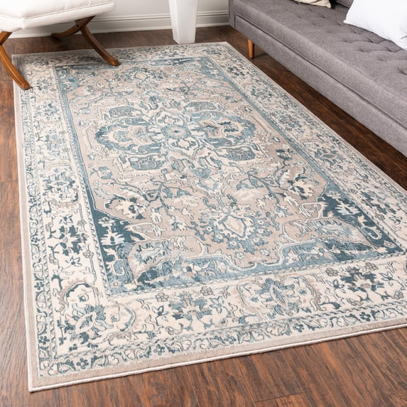Unique Loom Paris Louisa Rug, Tan (7' 0 x 10' 0)