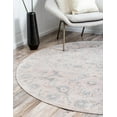 thumbnail image 1 of Unique Loom Paris Collection Area Rug - Willow (6' 1" Round Gray/Beige), 1 of 8