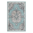thumbnail image 1 of Unique Loom Parker Collection Area Rug - Kokulu (3' 3" x 5' 3" Rectangle Aqua/Beige), 1 of 12