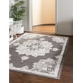 thumbnail image 1 of Unique Loom Parker Collection Area Rug - Kokulu (3' 3" x 5' 3" Rectangle Charcoal/Gray), 1 of 7