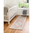 thumbnail image 1 of Unique Loom Parker Collection Area Rug - Merakli (2' x 8' Runner Rose/Gray), 1 of 7