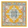 thumbnail image 1 of Unique Loom Parker Collection Area Rug - Merakli (4' Square Yellow/Brown), 1 of 10