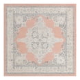 thumbnail image 1 of Unique Loom Parker Collection Area Rug - Merakli (7' 10" Square Rose/Gray), 1 of 12