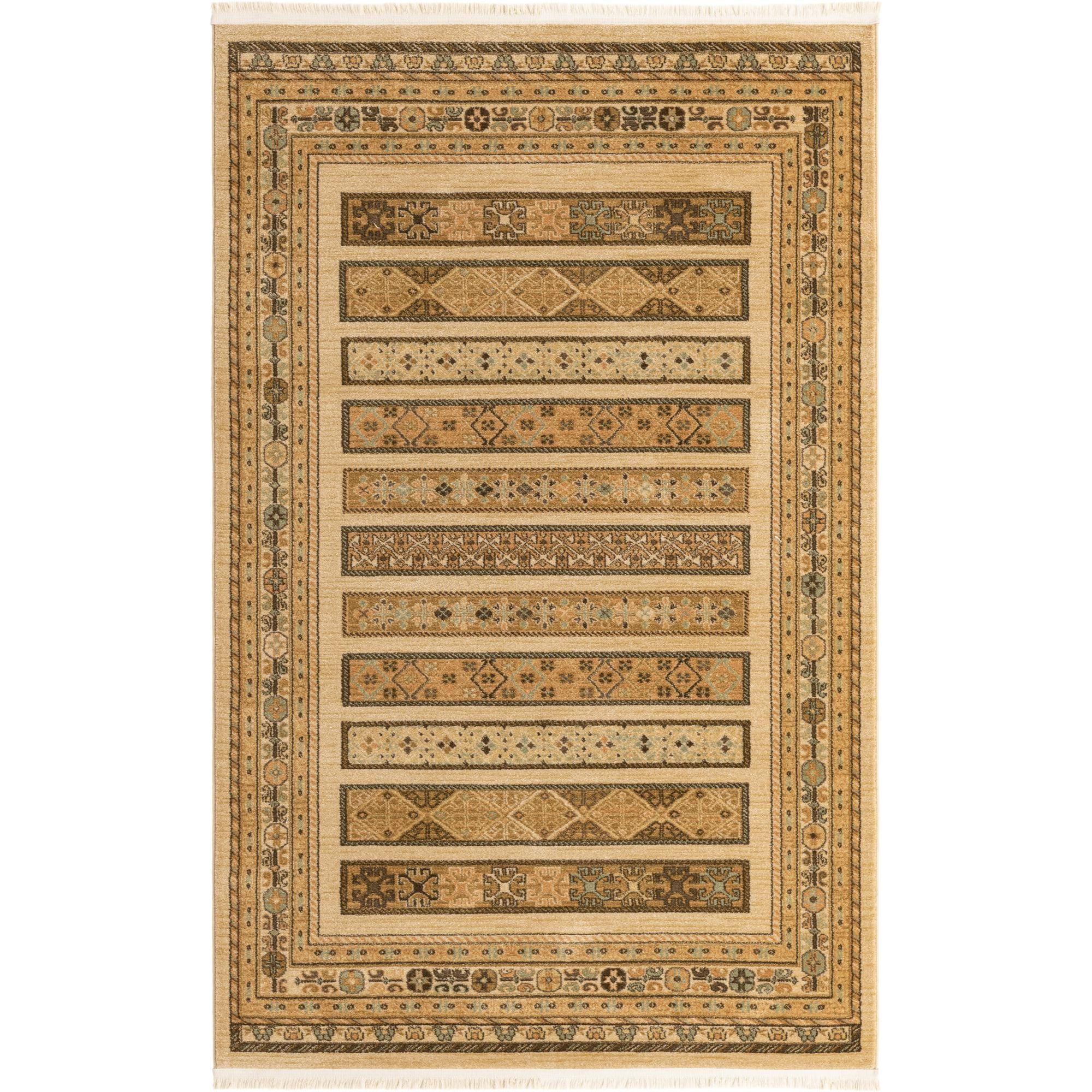 Unique Loom Pasadena Fars Vintage Geometric Area Rug or Runner