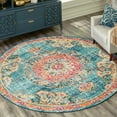 thumbnail image 1 of Unique Loom Penrose Collection Area Rug - Alexis (3' 3" Round Blue/Gray), 1 of 7