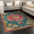thumbnail image 1 of Unique Loom Penrose Collection Area Rug - Alexis (5' 3" x 7' 9" Rectangle Blue/Gray), 1 of 7