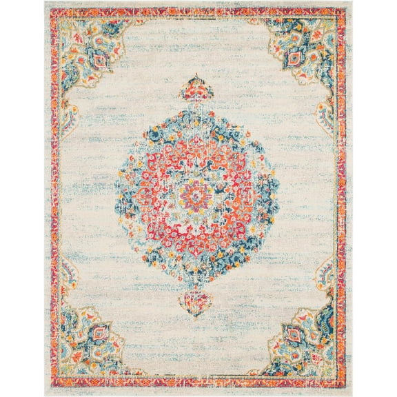 Unique Loom Alexis Penrose Rug, Ivory (8' 0 x 10' 0)