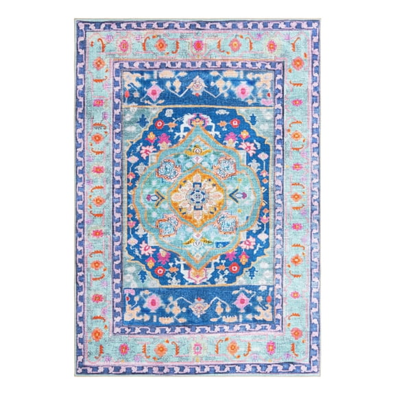 Unique Loom Timeless Collection Area Rug - Philip (8' 4" x 12' Rectangle Blue/Blue)
