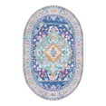 thumbnail image 1 of Unique Loom Timeless Collection Area Rug - Philip (2' x 3' 1" Oval Blue/Blue), 1 of 8
