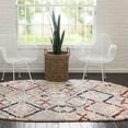 thumbnail image 1 of Unique Loom Tucson Collection Area Rug - Pima (8' x 10' Oval Multi/Black), 1 of 6