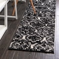 thumbnail image 1 of Unique Loom Tucson Collection Area Rug - Pima (2' x 8' Runner Black/Ivory), 1 of 7