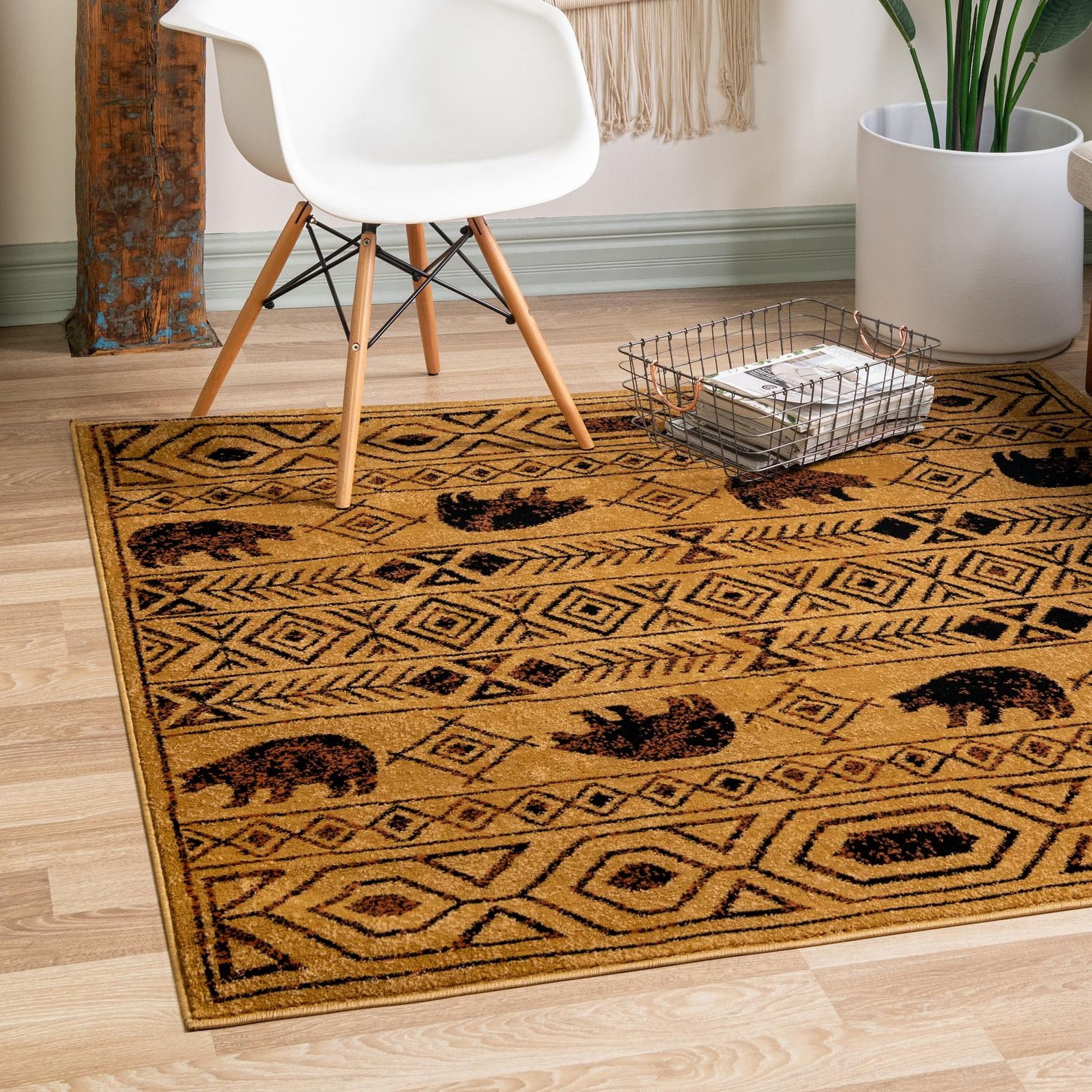 Yellowstone Rugs Unique Loom Pioneer Collection Area Rug - Yellowstone (5' 3