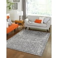 thumbnail image 1 of Unique Loom Portland Collection Area Rug - Albany (5' 3" x 8' Rectangle Gray/Ivory), 1 of 10