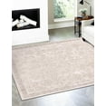thumbnail image 1 of Unique Loom Portland Collection Area Rug - Albany (6' 1" Square Ivory/Beige), 1 of 12